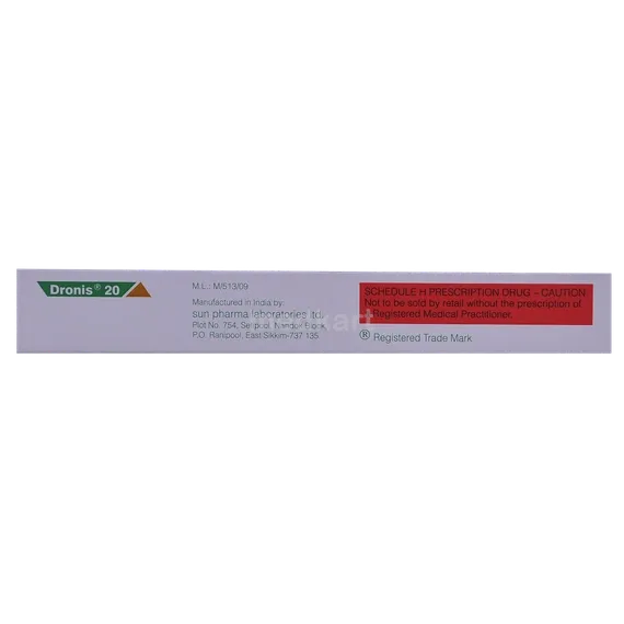 dronis 20mg tablet 24's